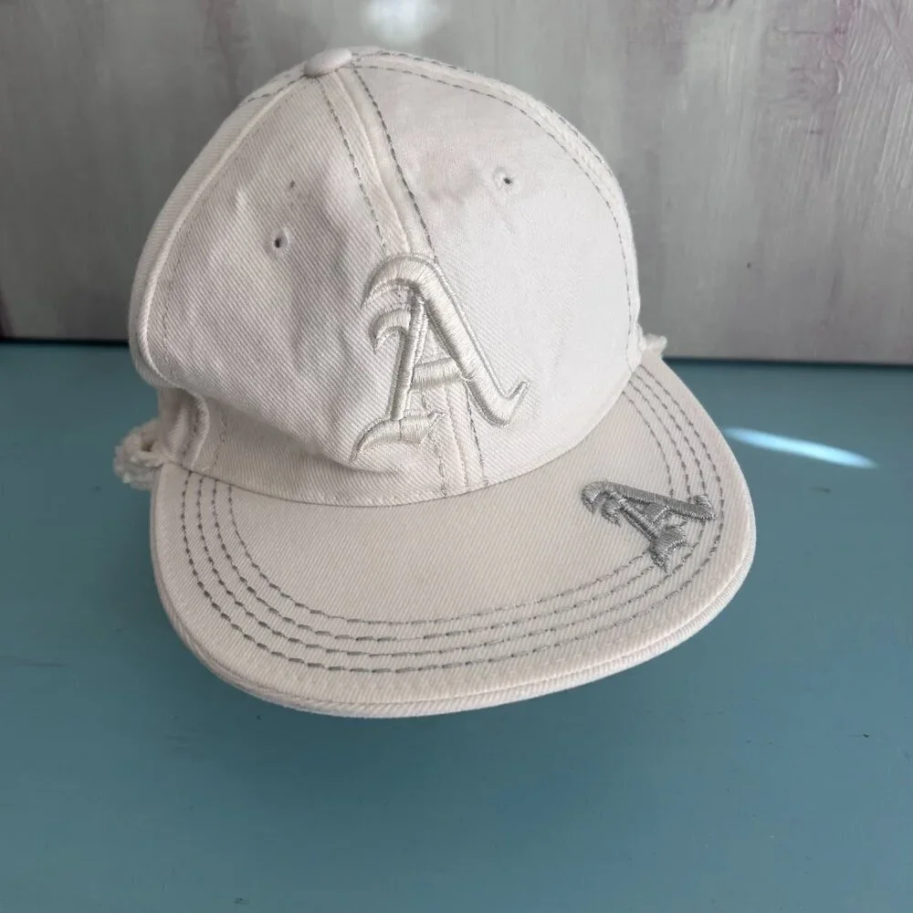 Pit Bull Atlanta Script A Fleece Lined Trapper Hat Baseball Cap Ear Flaps